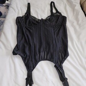 Escante Collection black bustier lingerie